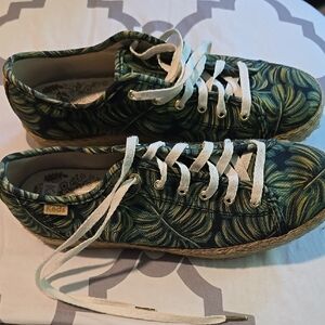 Keds Tropical Leaf Pattern Sneakers